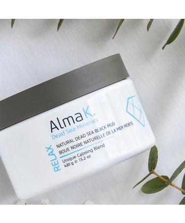 ALMA K Natural Dead Sea Black Mud Mask - Dead Sea Mud Mask for Women - Beauty Mask - Organic Mud Mask for Body - Natural Skin Care Products - 15.2 oz - Buy Online on GoSupps.com