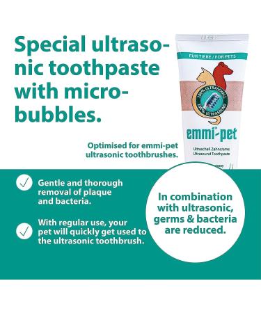 EMMI-PET 3x Dog Toothed Cream - Vegan Toothpaste for All Breeds & Ages | Safe Fluoride-Free Cruelty-Free - Buy Online on GoSupps.com