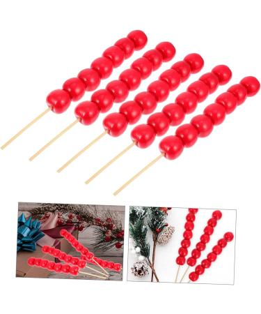 CAXUSD 5pcs Simulated Candied Haws Candy Toys Chinese Candy Model Artificial Candy Candied Preserved Haws Faxu Sugar- Coated Haws Sugar Coated Haws Toy Decor Food Toddler Crafts Foam Red - Buy Online on GoSupps.com