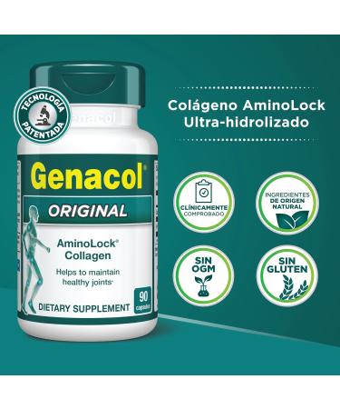 Genacol Original Collagen Supplement with Ultra-Hydrolyzed Collagen Peptides Maintains Joint Health for Joints & Knees 90 Capsules (30-Day Supply) Original 90 Count (Pack of 1) - Buy Online on GoSupps.com