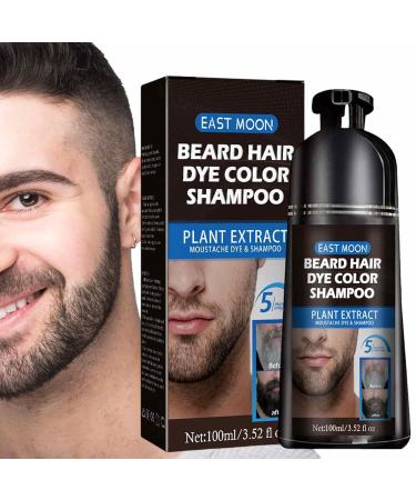 Beard Color Shampoo for Men - 100ml Organic Gray Beard Remover & Care - Buy Online on GoSupps.com