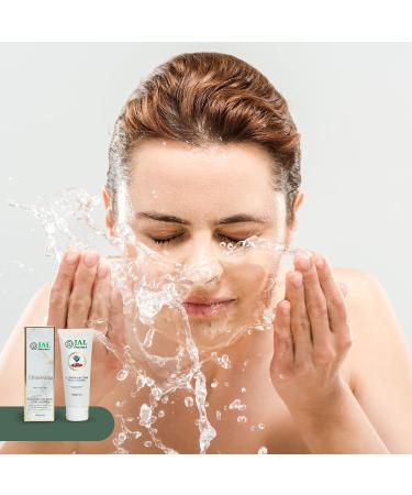 Blueberry & Rhubarb Gentle Facial Cleanser - Hydrating Antioxidant Natural Face Wash for All Skin Types - pH-Balanced Exfoliating Cleanser for Men & Women - 3.5 Oz - Buy Online on GoSupps.com