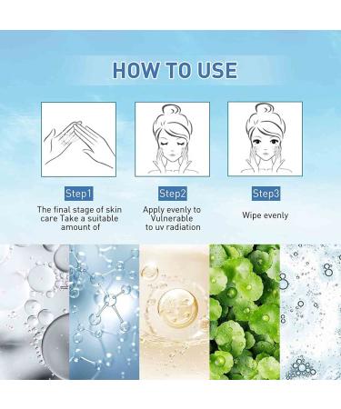 Organic SPF50+ PA++++ Moisturizing Sunscreen for All Skin Types (2PCS) - Buy Online on GoSupps.com