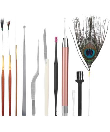 23pcs Spiral Ear Pick Set for Earwax Removal and Cleaning - Double Ended Ear Scoop Spoon - Ear Care Supplies for Men and Women - Classic Black Ear Cleaning Tools - Buy Online on GoSupps.com