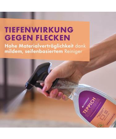 Buy Lavandola Carpet Cleaner Set (500ml) - Powerful Spot & Odor Removal | Deep Clean Carpets with Brush - Buy Online on GoSupps.com