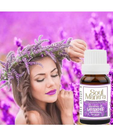 Soul Mantra Lavender Oil - Aromatherapy Essential Oil for Diffusers & Relaxation | 5ml 30ml Options - Buy Online on GoSupps.com