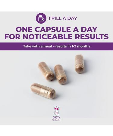 Busty Boost Breast Enhancement Pills - Enhancement & Enlargement Pills for Bigger Boobs & Growth. Natural Fenugreek Saw Palmetto & Maca Formula. Fuller Firmer Breasts in 1-2 Months Made in USA - Buy Online on GoSupps.com