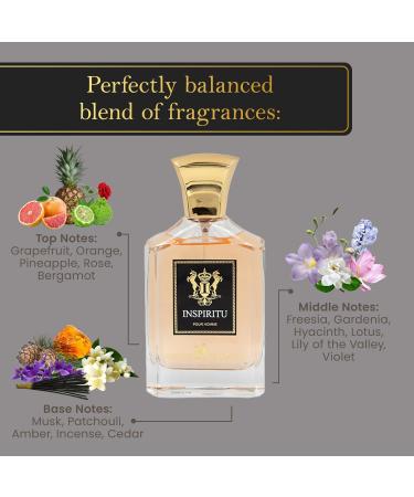 Dumont INSPIRITU POUR HOMME - 3.4oz - Luxury Perfume for Men - Musky & Masculine Fragrance - Long Lasting Cologne Mist & Body Spray Alternative - for Him - Buy Online on GoSupps.com