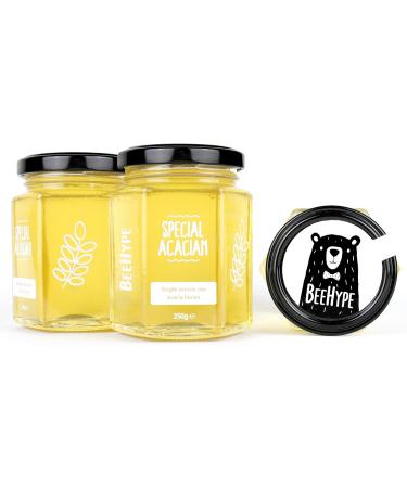 BeeHype Special Acacian - 100% Pure Luxury Acacia Raw Bee Honey - 250g Special Acacian 250 g (Pack of 1) - Buy Online on GoSupps.com