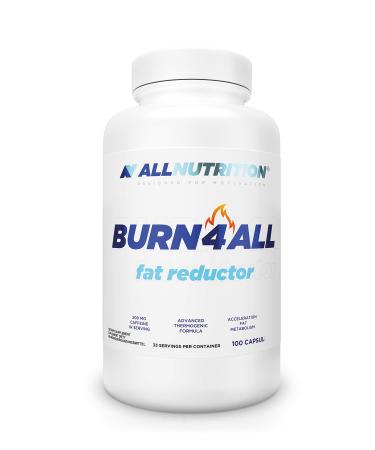 ALLNUTRITION Burn4all Fat Reductor L-Carnitine Very effective body fat reduction Provides energy Suppresses appetite Dietary supplement No additives 100 capsules 33 servings