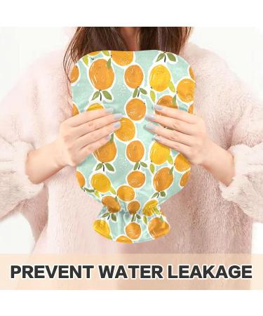 Naanle Transparent Hot Water Bottle with Cover - 1L for Bed Hand Foot Pain Relief & Heat Therapy - Ideal for Cold & Pain Relief - Buy Online on GoSupps.com