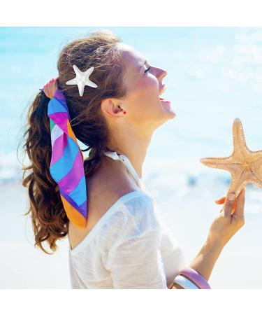 4-Piece Starfish & Shell Hair Clip Set for Women & Girls - Mermaid Crown Accessories - Buy Online on GoSupps.com