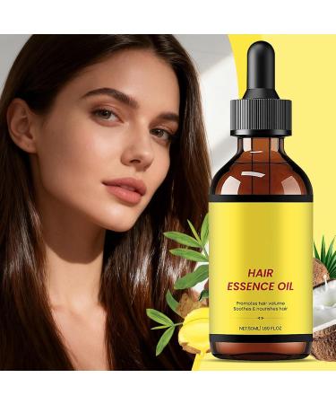 Hair oil for dry hair 50 ml smoothing hair care products care oil for damaged hair and scalp massage for girls men women short long curly hair - Buy Online on GoSupps.com