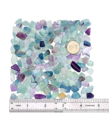 WAYBER Decorative Crystal Pebbles 1 lb - Natural Quartz Stones for Aquarium and Terrarium Decor - Multicolored Sea Glass Rock Sand - 460g Fill 0.9 Cup - Perfect for Fish/Turtle Tanks and Air Plants - Buy Online on GoSupps.com