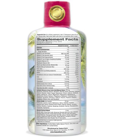 Premium Women's Liquid Multivitamin | Sugar-Free | 100+ Vitamins, Minerals & Herbs | Anti-Aging, Heart, Brain & Bone Health | 98% Absorption Rate | Non-GMO | 32 Servings - Buy Online on GoSupps.com