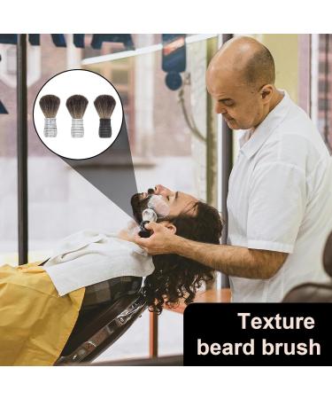 Man Beard Brush Shaving Brush Hair Brush Nylons Hair Beard Brush Beard Shave Brush Easy To Use Shaving Tool For Salons Black - Buy Online on GoSupps.com