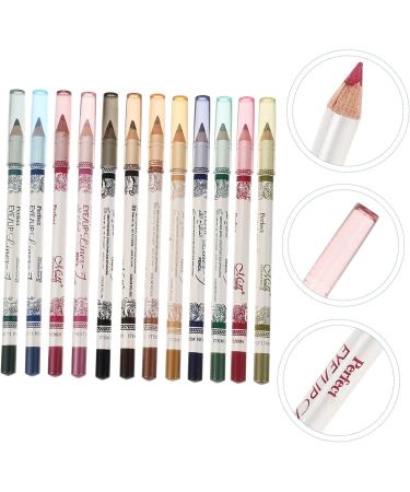 FOMIYES 3pcs 12 Shimmer Eyeliner Glitter Eyeliner Flash Suit Cosmetic Pencils Set Makeup Pen Water Proof 1 count (Pack of 1) As Shownx3pcs - Buy Online on GoSupps.com