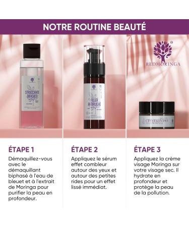 RedMoringa Anti-Wrinkle Filler Serum - 98% Natural - Pure Hyaluronic Acid and Moringa Face - 30 ml - Made in Italy - Buy Online on GoSupps.com