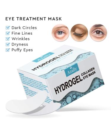 AZALLY Hydrogel Collagen Eye Mask - Anti-Aging Under Eye Patches for Puffy Eyes (60pcs) - Buy Online on GoSupps.com