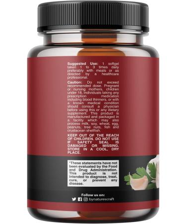 Odorless Garlic Supplement for Immune Support & Heart Health - Non GMO & Gluten Free Garlic Softgels with Parsley - Concentrated Antioxidant Pills - Buy Online on GoSupps.com