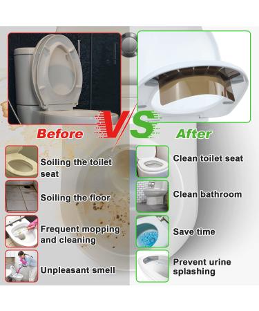 LISINAN Pee Splash Guard Prevents Accidents, Ideal for Potty Training Kids & Adults, Set of 4 - Buy Online on GoSupps.com