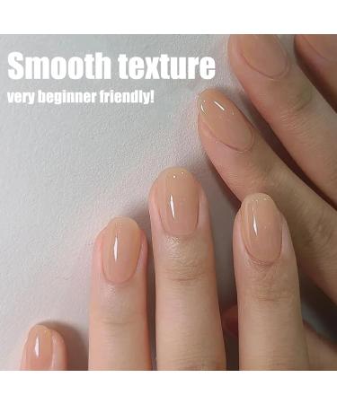 Nude Nail Polish Nude Translucent Nail Varnish Quick Dry Chip Resistant Polish 8ml Highly Pigmented Nail Polish for Girls Art Manicure DIY at Home - Buy Online on GoSupps.com