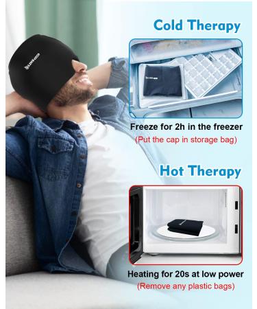Migraine Relief Cap | Headache Hat for Migraines | OLINS KAKO - Buy Online on GoSupps.com