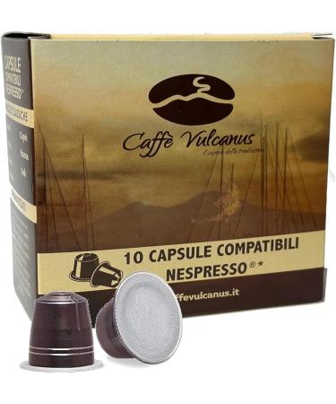 Vulcanus Coffee Caff Vulcanus Trial pack 120 Capsules compatible with Nespresso* with flavored coffee Italian espresso - Buy Online on GoSupps.com