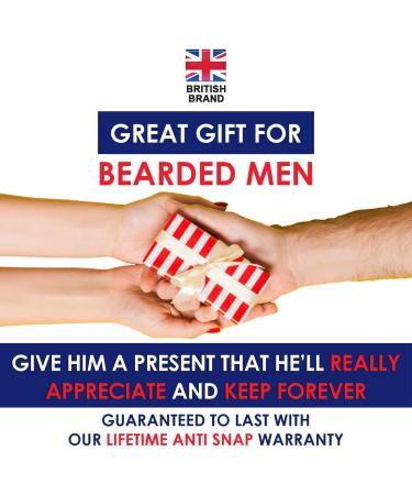 Gentlemans Face Care Club Vegan Friendly Beard Comb - Handmade Wooden Comb for Snag Free Moustache and Beard Care - Pocket Size with FREE Storage Bag - Ideal for Beard Oil or Wax - Buy Online on GoSupps.com