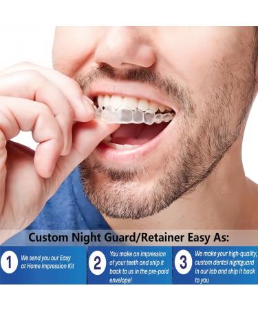 Custom Night Guard for Teeth Grinding | Dental Retainer for TMJ Relief & Bruxism | International Shipping Available - Buy Online on GoSupps.com