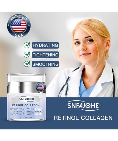 Instant Face Lift Cream with Retinol Collagen & Hyaluronic Acid Retinol Face Moisturizer for Wrinkles Neck & D collet Neck Firming Cream for Women & Men 1.7 Fl Oz 1.7 Fl Oz (Pack of 1) - Buy Online on GoSupps.com
