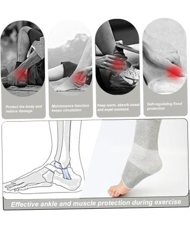 Ankle Compression Socks for Women & Men - 2 Pairs Bamboo Support Socks for Pain Relief & Anti-Fatigue - Buy Online on GoSupps.com