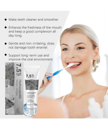Hydroxyapatite Toothpaste for Advanced Enamel Protection Gentle and Effective Formula Fluoride-Free with Refreshing Mint Hydroxyapatite Toothpaste for Sensitive Teeth (2) - Buy Online on GoSupps.com