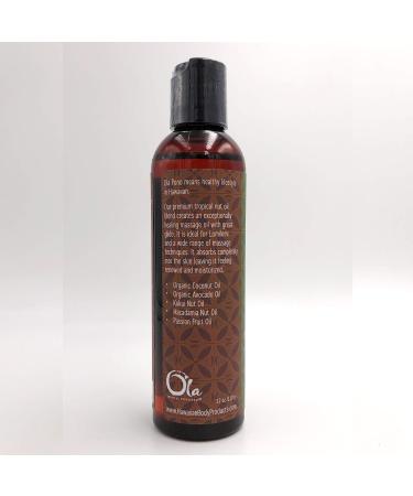 Ola Tropical Apothecary Lemongrass Ginger Massage Oil - 4 fl oz 4 Fl Oz (Pack of 1) - Buy Online on GoSupps.com