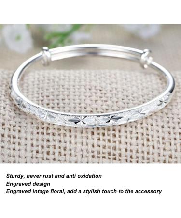  Taidda Taidda 30G Engraved Cupronickel Decoration Round Bracelet for Women Vintage Wedding Bracelet - Buy Online on GoSupps.com
