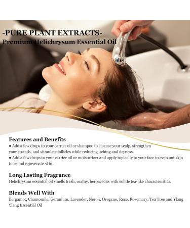 EUQEE Helichrysum Essential Oil 118ml - Pure Aromatherapy Oil for Diffusers & Humidifiers - Buy Online on GoSupps.com