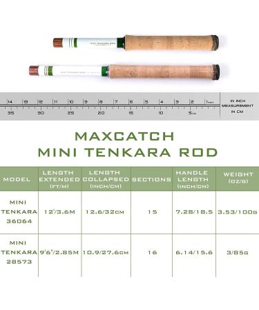 MAXIMUMCATCH Mini Tenkara Rods - 285/360CM Telescopic Carbon Fishing Rod 12FT Combo - 6:4/7:3 Action - International Shipping Available - Buy Online on GoSupps.com