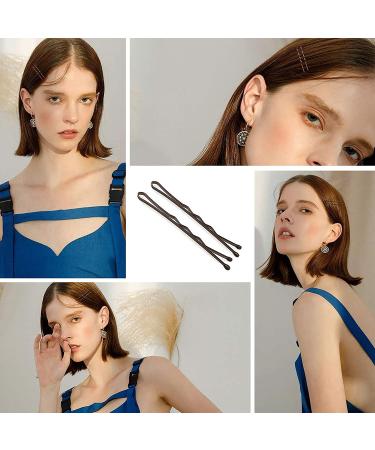 Laicky 200 Count Brown Hairpins - Premium Hair Needles & Clips for Women Girls & Kids - Bulk Hair Jewelry with Box (5.2cm) - Buy Online on GoSupps.com