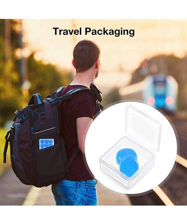 6Pairs Ear Plugs Reusable Silicone Earplugs Waterproof Swimming Earplugs Noise Cancelling Ear Plugs for Adults Kids Ear Plugs for Swimming Sleeping Snoring Studying (Blue) - Buy Online on GoSupps.com