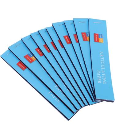 10 Blue Thin Dental Articulation Papers for Prosthesis Inspection - Easy to Use & Accurate Trace Recording - Buy Online on GoSupps.com