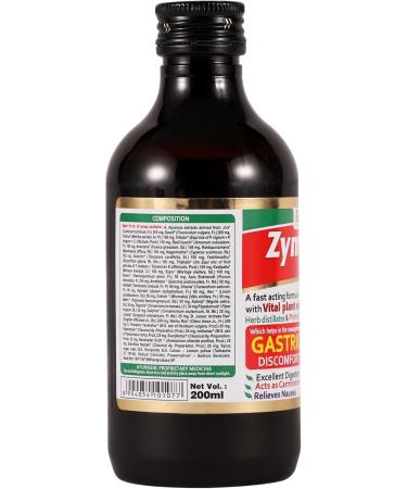 AIMIL Zymnet Plus Syrup - 200ml (Pack of 3) | Ayurvedic Syrup for Gastric & Digestive Health Acidity Controls Nausea | With Carminative Herbs - Buy Online on GoSupps.com
