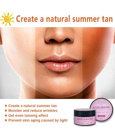 Sun Bed Tanning Accelerator Tan Accelerator for Sunbed Peach Tan Enhancers & Accelerators Self-Tanning Soft Gel Beaches and Cream Sunbed Cream for Natural Brown High Moisturizing & Refreshing - Buy Online on GoSupps.com