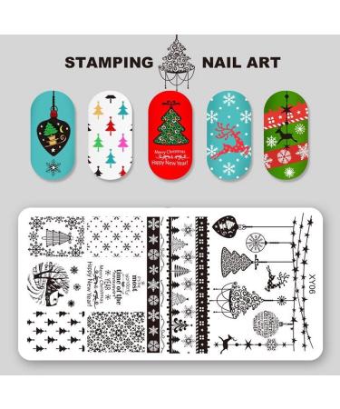 Shop Nail Art for Women | Stainless Steel Nail Stamp Plates | DIY Christmas Tree Designs | Unlimited Selection for Stunning Manicures - Buy Online on GoSupps.com