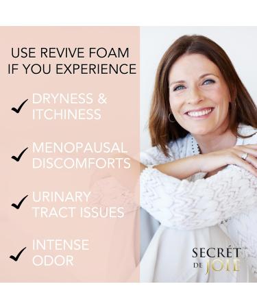 Revive Foam - Daily Feminine Wash with Hyaluronic Acid | pH Balanced Moisturizing Cleanser for Intimate Health - 4.05 oz | International Shipping Available - Buy Online on GoSupps.com