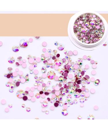 1500PCS Nail Art Rhinestones & 230PCS Pearls Kit - Flat Back Gems in 6 Sizes with Picker Pen & Tweezer - White/WhiteAB Gold Flat - Nail Dimonties for Nails - Buy Online on GoSupps.com