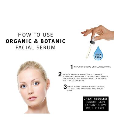 Organic & Botanic Vegan Mandarin Orange Facial Serum | Revive & Boost Skin | Premium Skincare for All Skin Types | 30ml Made in the UK - Buy Online on GoSupps.com