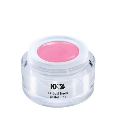 Uv Led Color Gel - Gel Neon Pastel Luna - Pink Color - Studio Quality - Made in Germany - 5ml