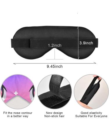 Haskirky Light Blocking Breathable Eye Mask for Deep Sleep - Adjustable Adult Men and Women Travel Mask for Business Trips, Yoga, Meditation - Comfortable and Smooth Office Goodies - Buy Online on GoSupps.com