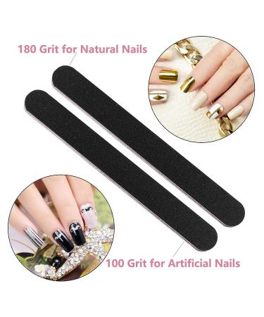 16 Pcs Nail Glues Set - Acrylic Nails Adhesive, Nail Clipper, Emery Nail Files - DIY Manicure Kit - Buy Online on GoSupps.com
