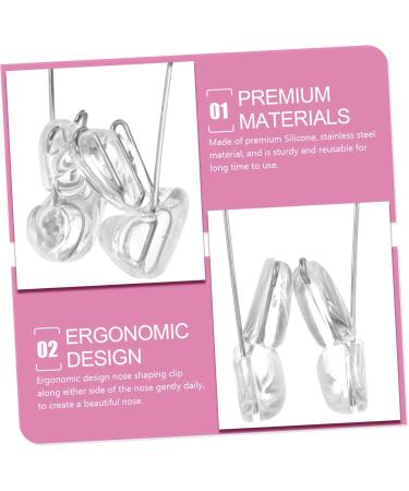 POPETPOP 5 Pi ces pince-nez noseclip nose clip formeur de nez en silicone pinces modeler le nez outil l ve-nez clip de levage du nez perforation Leveur petit appareil Orth ses Fa onneur 6x3cmx5pcs Comme Indiqu x5pcs - Buy Online on GoSupps.com